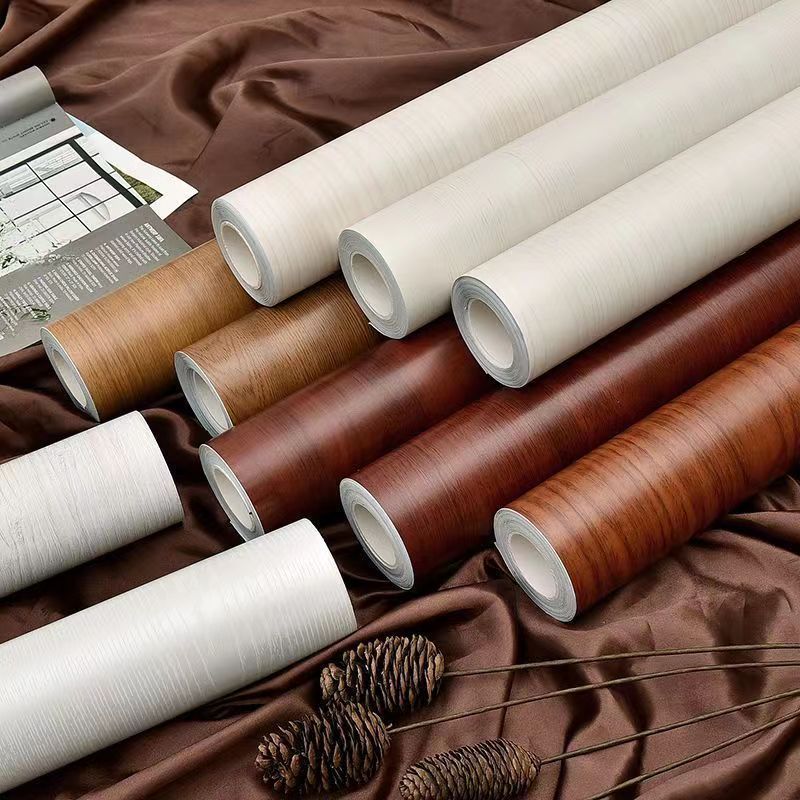 Table Old Furniture Refurbished Sticker Moisture-proof Thickened Wood Grain Sticker Desktop Cabinet Wardrobe Door Waterproof from Zhao Zhizheng