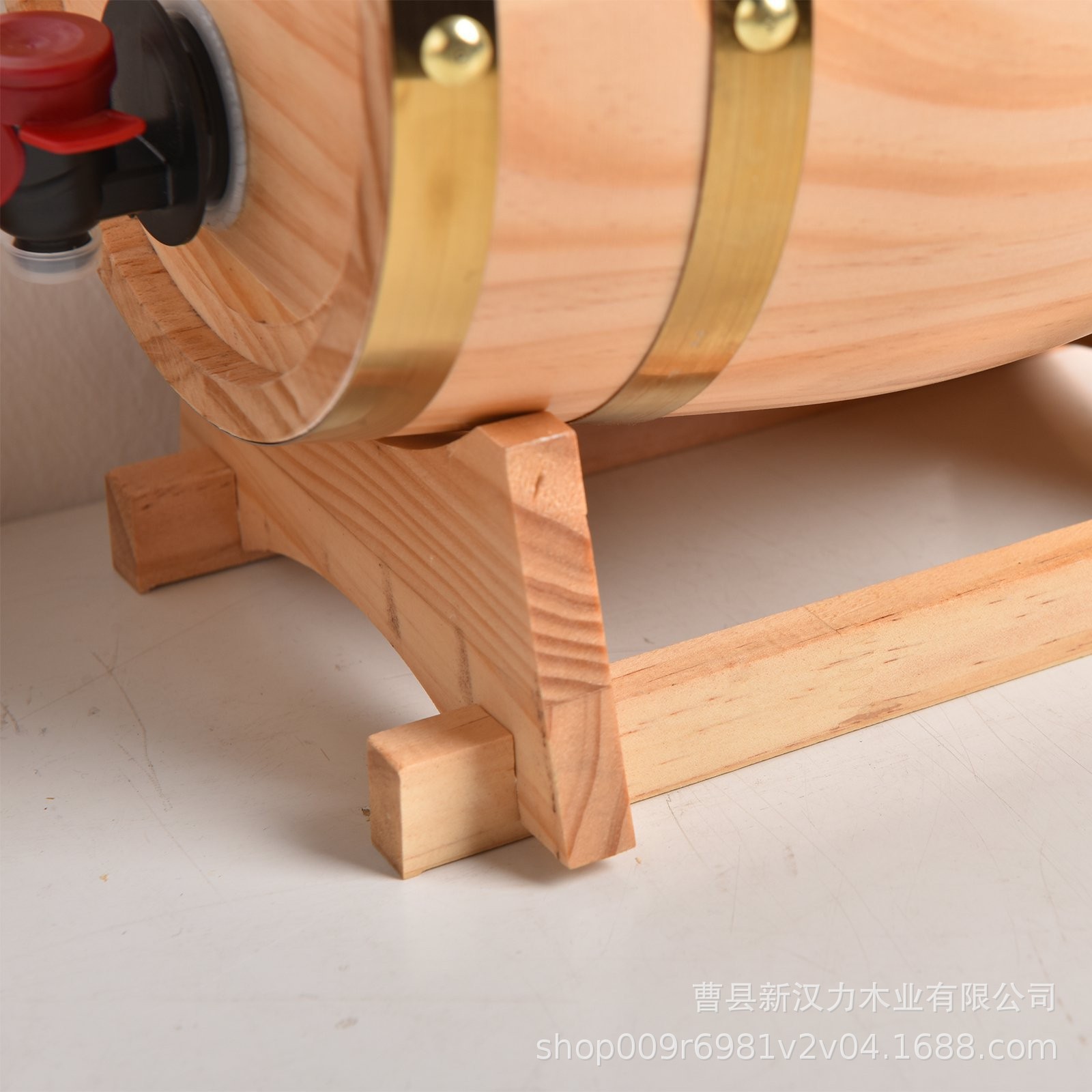 Oak Barrel Wooden Red Wine Barrel Retro 3-Liter Red Wine Oak Barrel Restaurant Beer Barrel Home Brewing Barbecue Shop Wooden Wine Barrel