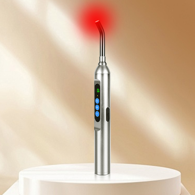 New Led Red Light Physiotherapy Flashlight to Treat Oral Cavity, Satchel Infrared Lamp, Nose and Ear Canal Physiotherapy Instrument