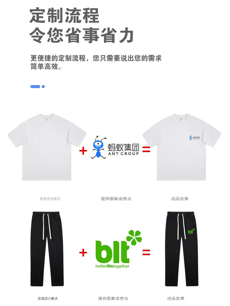 Summer Pure Cotton Work Clothes Processing T-Shirts Group Clothes DIY Class Uniforms Short-Sleeved Printed Logo Work Clothes Team Building Cultural Shirts