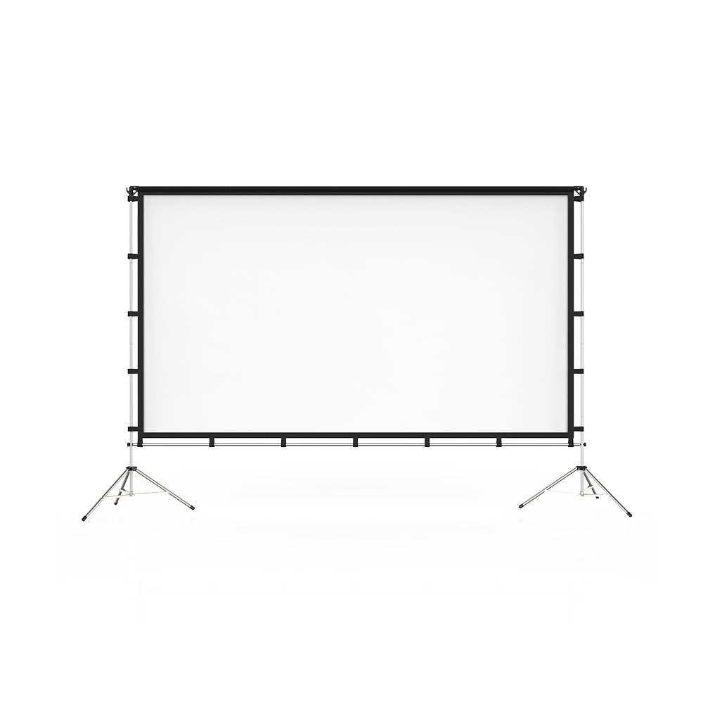 Cross-Border Aluminum Alloy 120inch Curtain 16:9 Outdoor High-Definition Portable Foldableing Projector Curtain Front and Rear Projection Curtain