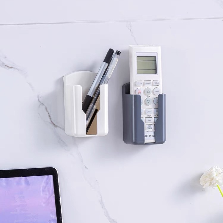 Punch-free Air Conditioning TV Remote Control Storage Box Rack Remote Control Box Toilet Remote Control Wall Fixing