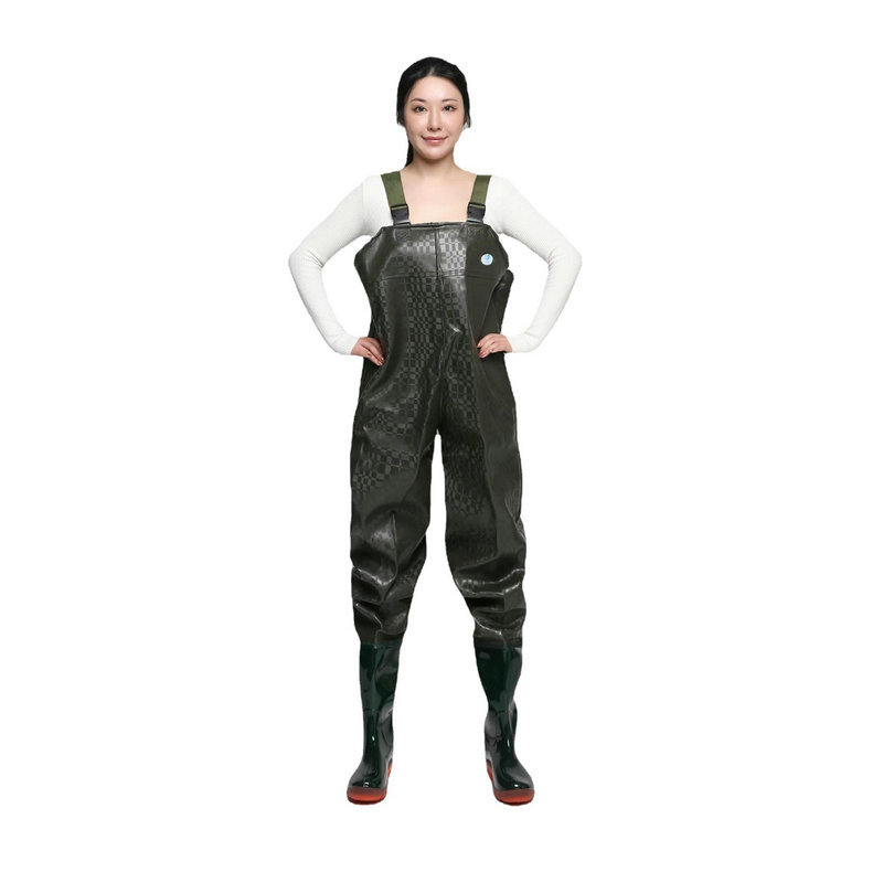 Beihai Outdoor Fishing Water Pants Half-length conjoined Watering Wading Pants Waterproof Men's and Women's Thickened Extra-thick Fishing Pants