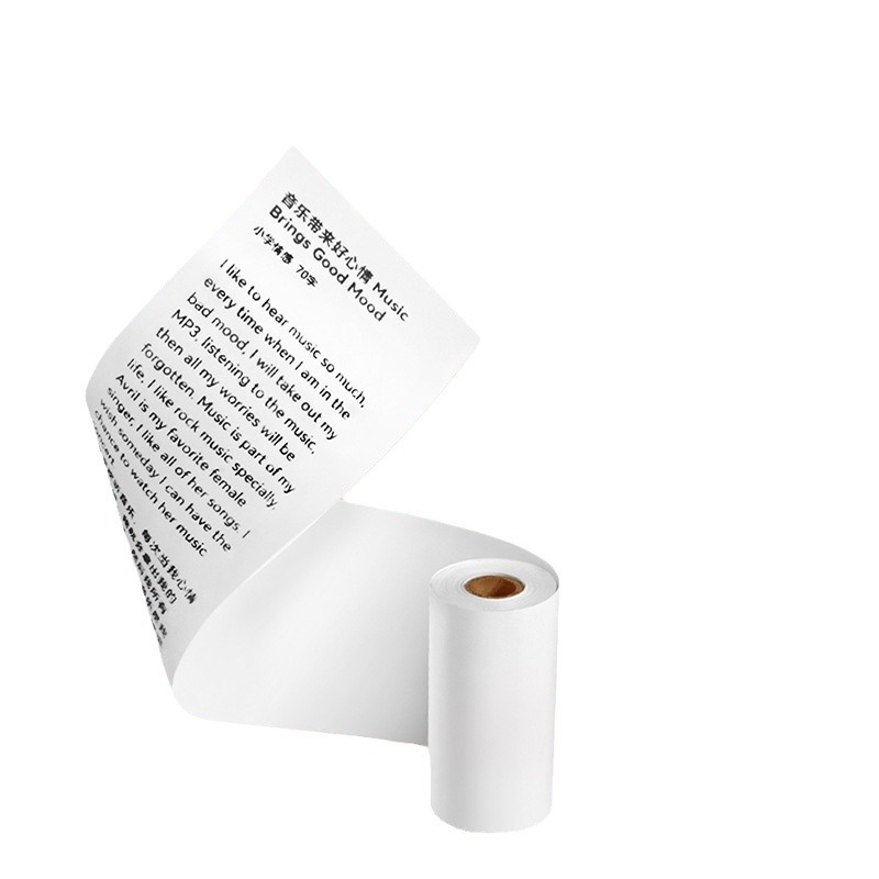 57x25 wrong question printing paper Meow Meow machine P1 cooing machine official ten-year self-adhesive three-proof thermal paper can be pasted