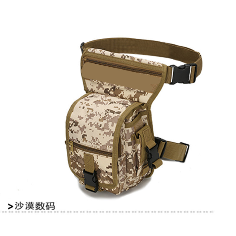 Outdoor Multifunctional Tactical Leg Bag Army Camouflage Special Forces Riding Motorcycle Hiking Leggings Bag Sports Hanging Pocket