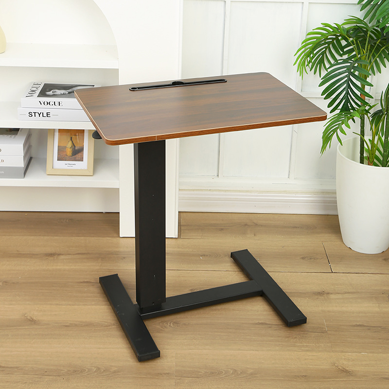 Movable Bedside Table Single Column Double-sided Folding Lifting Small Table Lazy Living Room Sofa Bed Side Office Computer Desk