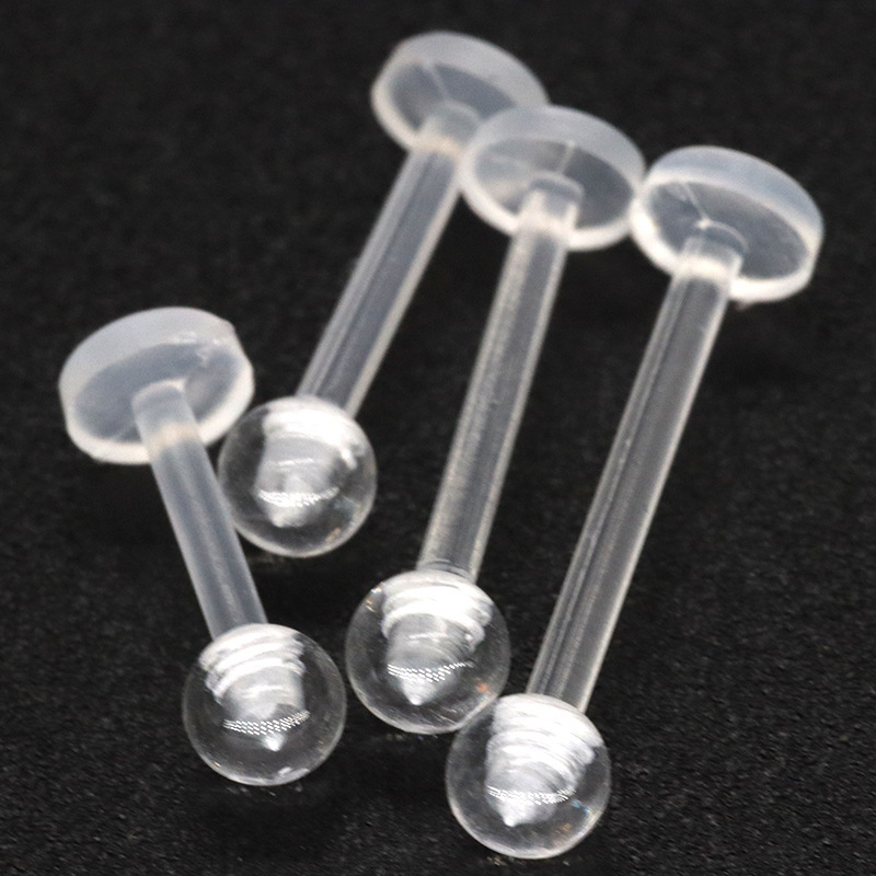 Кросс-бордовые невидимые губные ногти, акриловые многослойные, прозрачные украшения для губ, плоское дно