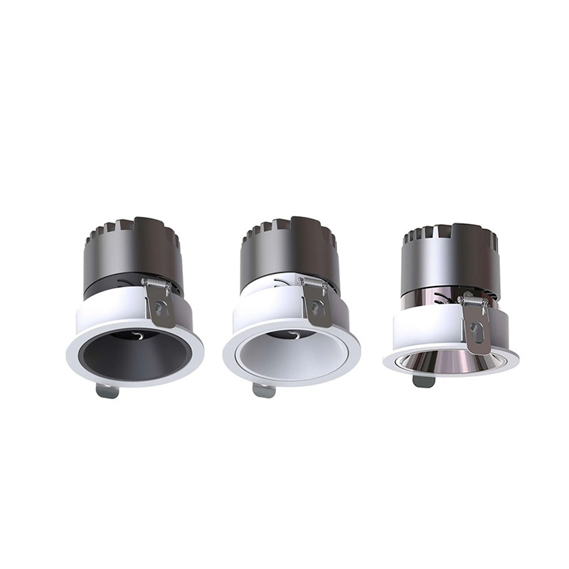 led Full spectrum 98 deep anti-glare home three-color anti-glare Villa wall washing lamp embedded COB Hill spotlight