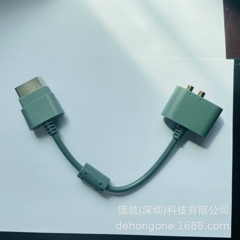 For XBOX360 Audio Cable Audio to Fiber Optic Signal Cable XBOX360 Plug Nickel Plated