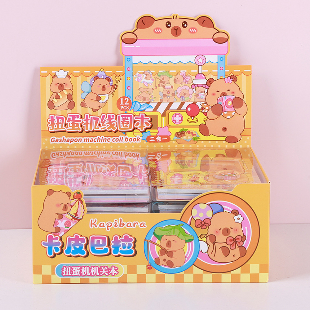 Gashapon Organs Coil Book Cartoon Cute Chronicle Journal Children's Toy Award Small Gift Wholesale