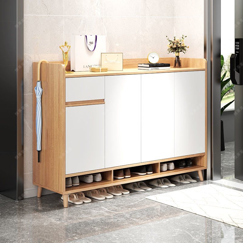 Shoe Cabinet for Home Entrance Indoor Hallway Large Capacity New Model 2024 Entryway Cabinet Light Luxury Shoe Rack Wholesale