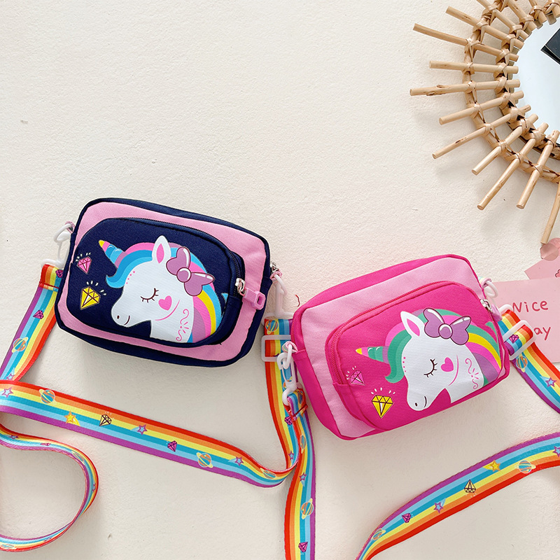 2024 cute kindergarten new children's shoulder bag boy's shoulder bag cartoon girl backpack baby satchel