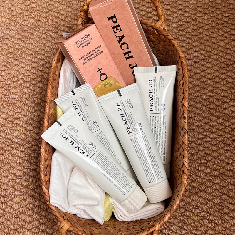 Peach Jo+ Hand Cream for Women, Hydrating and Moisturizing, Practical Christmas Gift, Moisturizing Hotel Wedding Souvenir