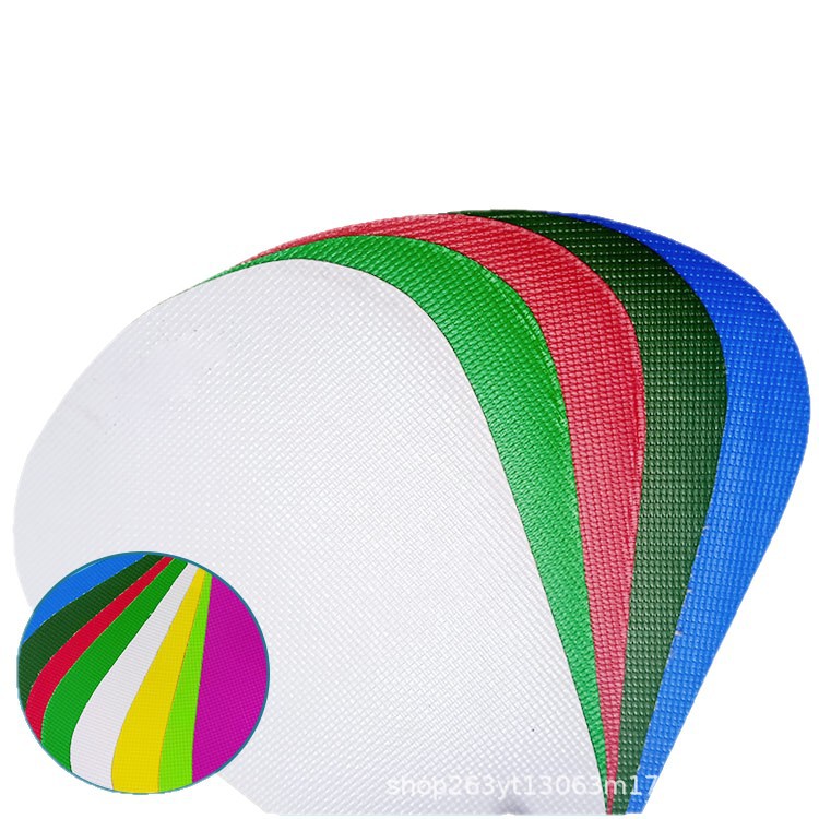 Wholesale Coated Fabric Pvc Layer Film Matte Composite Mesh Fabric 0.55Mm0.7Mm Waterproof Luggage Material