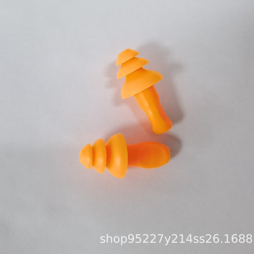 Christmas Tree Silicone Earplugs, Noise-Cancelling, Soft and Comfortable, Waterproof for Swimming, Direct Supply from Manufacturer, Supports Custom Logo