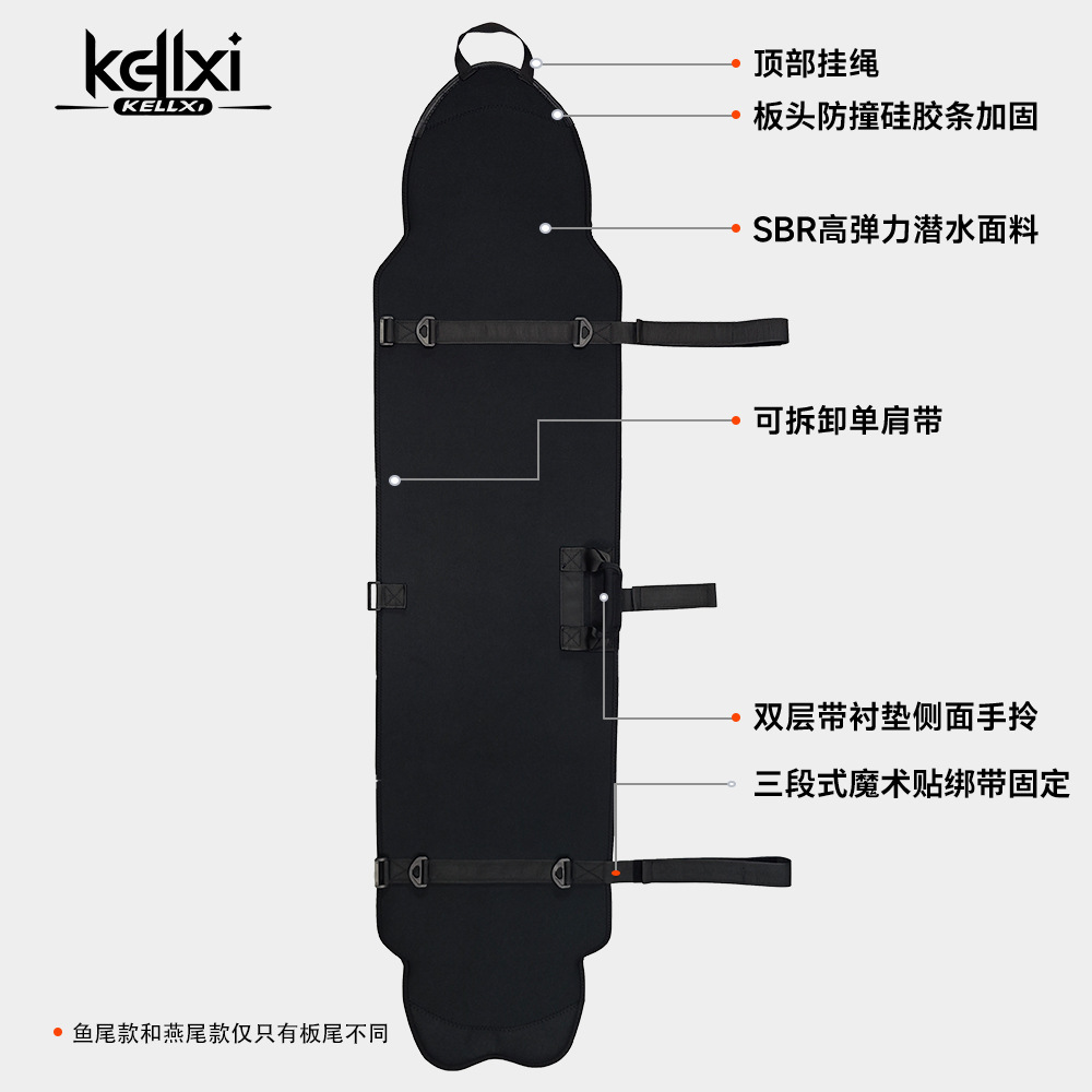 Wide Snowboard Edge Guard for Snowboard, Shoulder Protector, Anti-Collision Widened Version