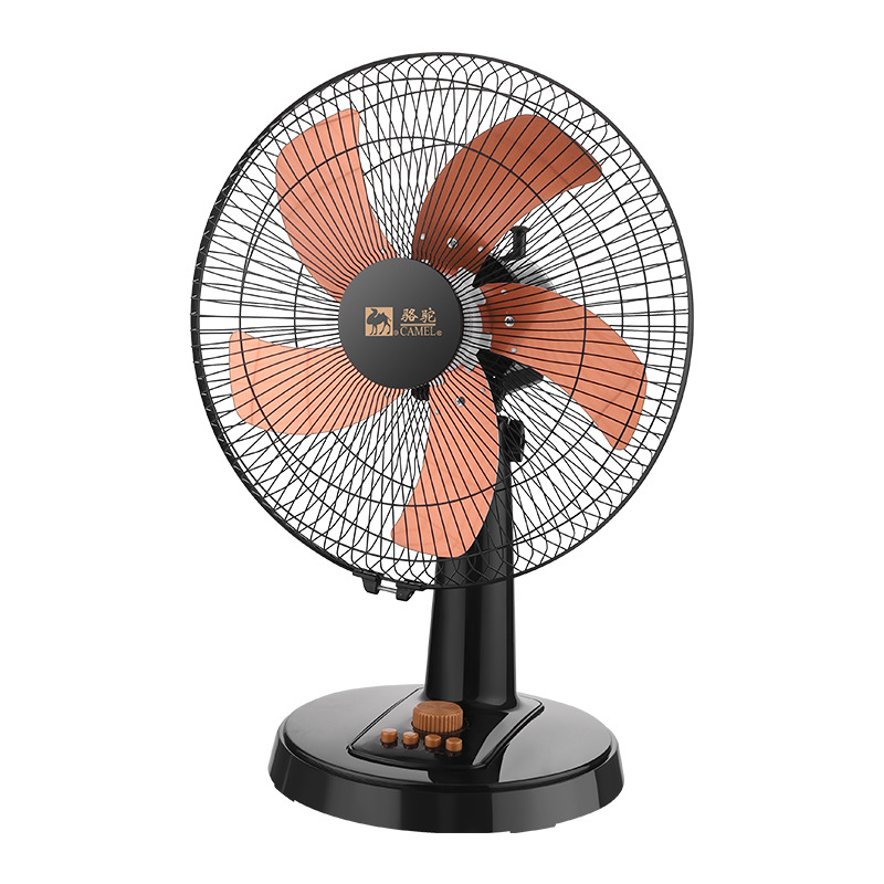 Camel Electric Fan Desktop Household 16-inch Desk Fan Quiet Dormitory Student Office Big Wind Shaking Head Small Fan