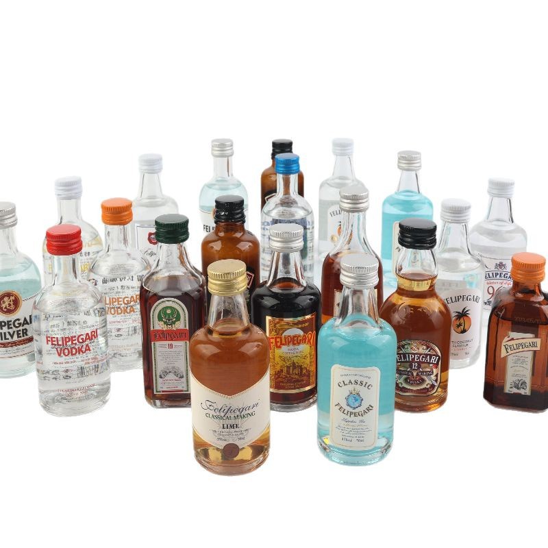 Convenience Store Stall Mini Liquor Version Brandy Whiskey Vodka Base Liquor 50ml Foreign Liquor Wholesale
