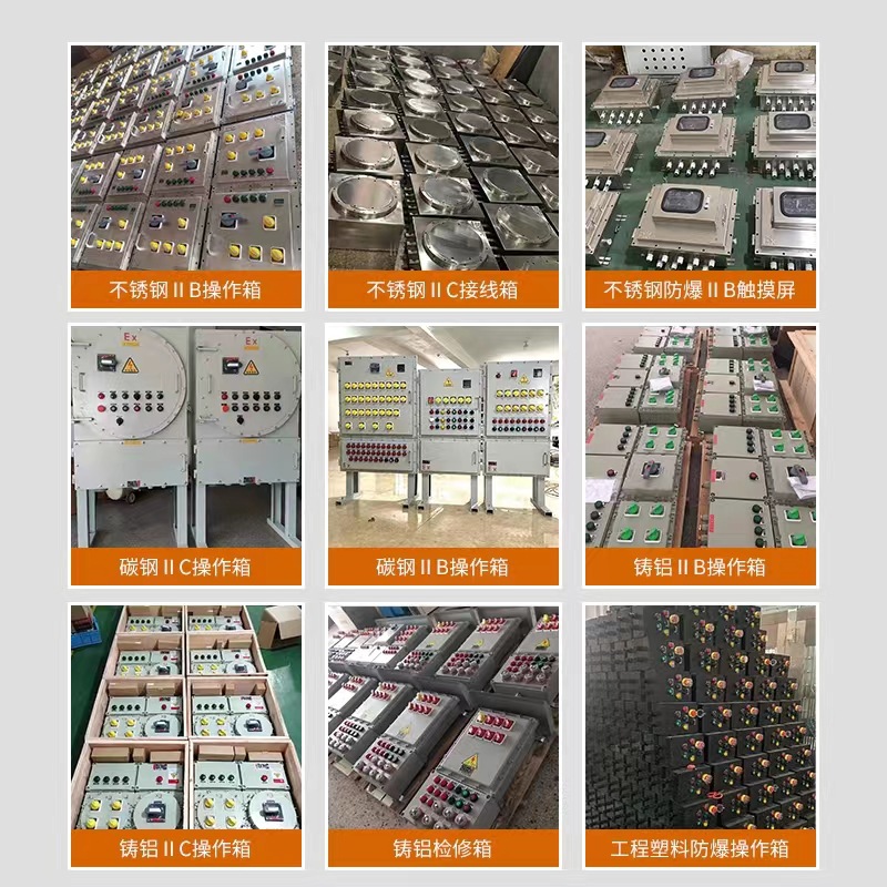 Stainless steel explosion-proof distribution box maintenance wiring explosion-proof box dust instrument lighting force positive pressure wiring control box