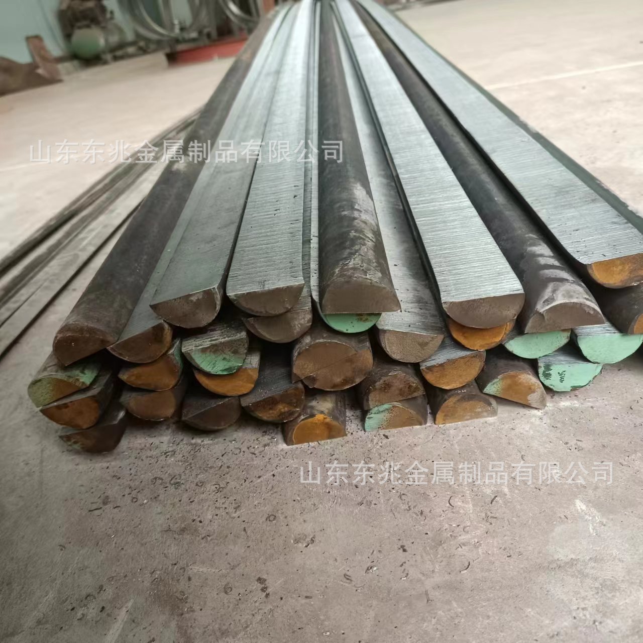 Spot Supply of Semi-Circular Round Steel, Hot-Rolled Round Steel, Q235 Semi-Circular Steel, Alloy Semi-Circular Steel, Cold-Rolled Steel