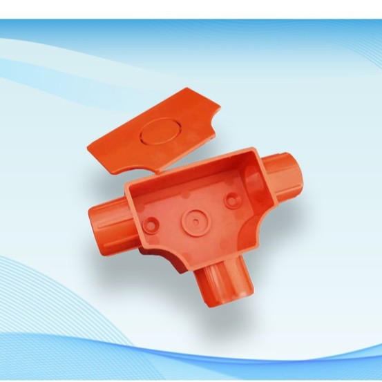 Fulimei Brand National Standard 3C with Certificate Threading Pipe Accessories Maintenance Opening Cap Tee 20 Red with Cover Triangle Commander