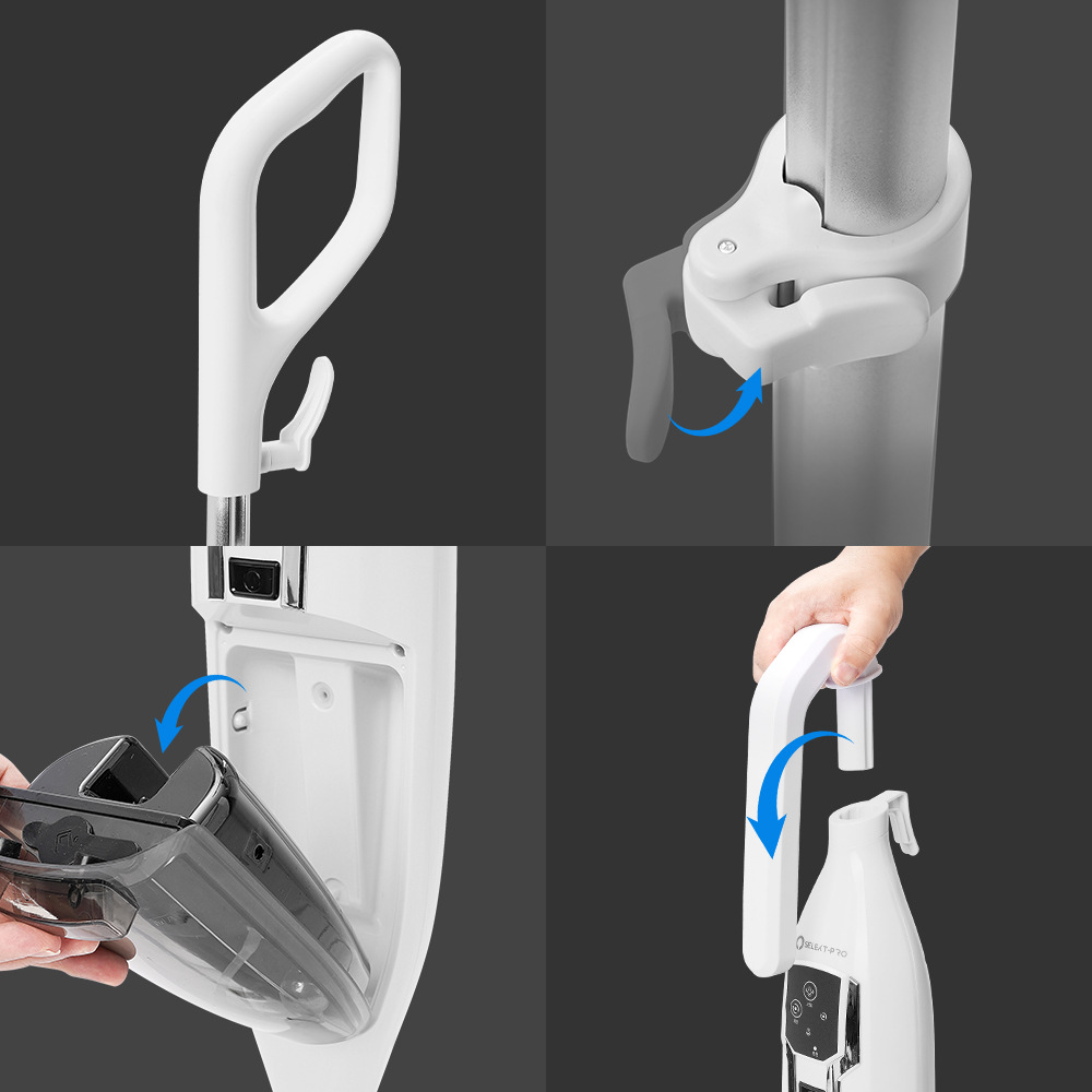 Cross-border Hot Selling Electric Lazy Steam Floor Wipe Wired Automatic Floor Wipe Steam Mop All-in-One New Product