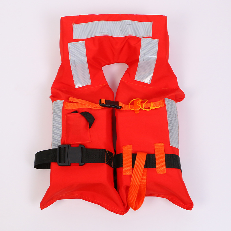 Factory wholesale CCS inspection life jacket large buoyancy Marine standard work life jacket maritime approval