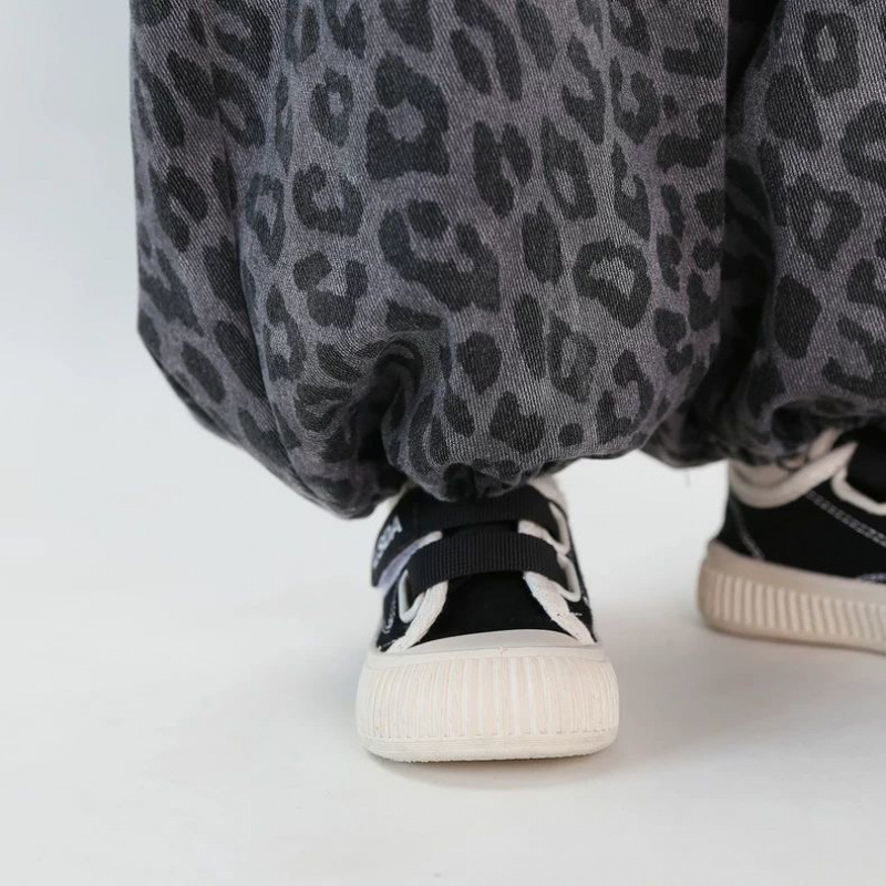 Children's Baby Bloomers 2025 Spring New Cotton Long Pants Boys and Girls Leopard Print Loose Korean Style Pants