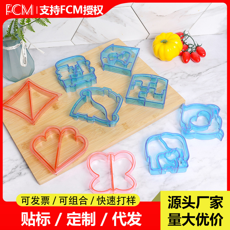 Форма для нарезки хлеба в виде пятиконечной звезды, полая форма для сэндвичей, форма для печенья в виде динозавра и бабочки