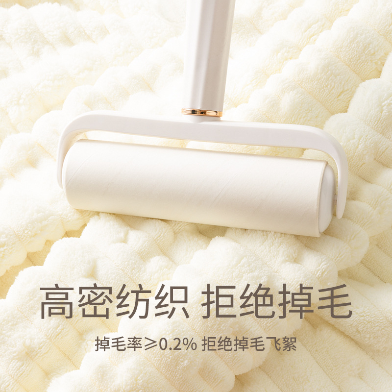 Adult Face Wash Towel Super Quick-drying Cotton Absorbent Men's and Women's Bath Household Coral Fleece Thickened Dry Hair Towel