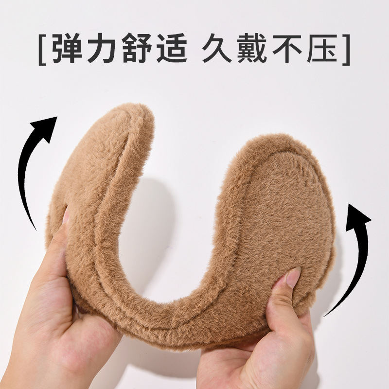 Winter warm earmuffs men's back earmuffs warm cold-proof earmuffs women's thickened plush earmuffs earmuffs ear caps