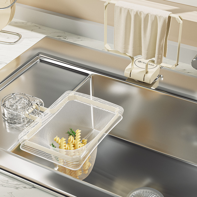 Suction cup kitchen sink filter net vegetable basin sink sink leftovers leftovers disposable drain net rack