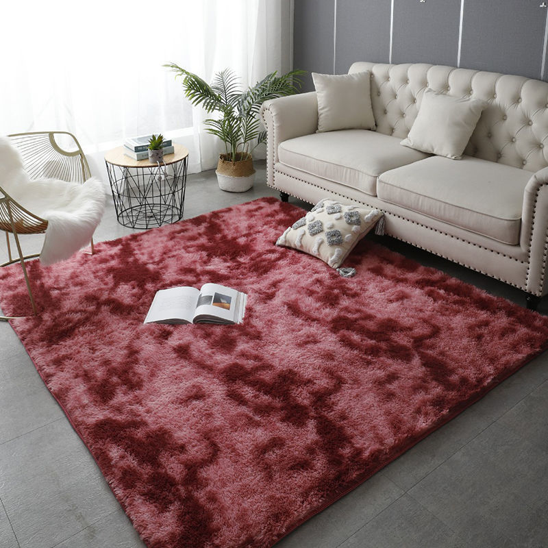 Thickened Super Soft Silk Wool Living Room Bedroom Bay Window Leisure Girl Bedside Room Large Area Full Carpet Spring Melt