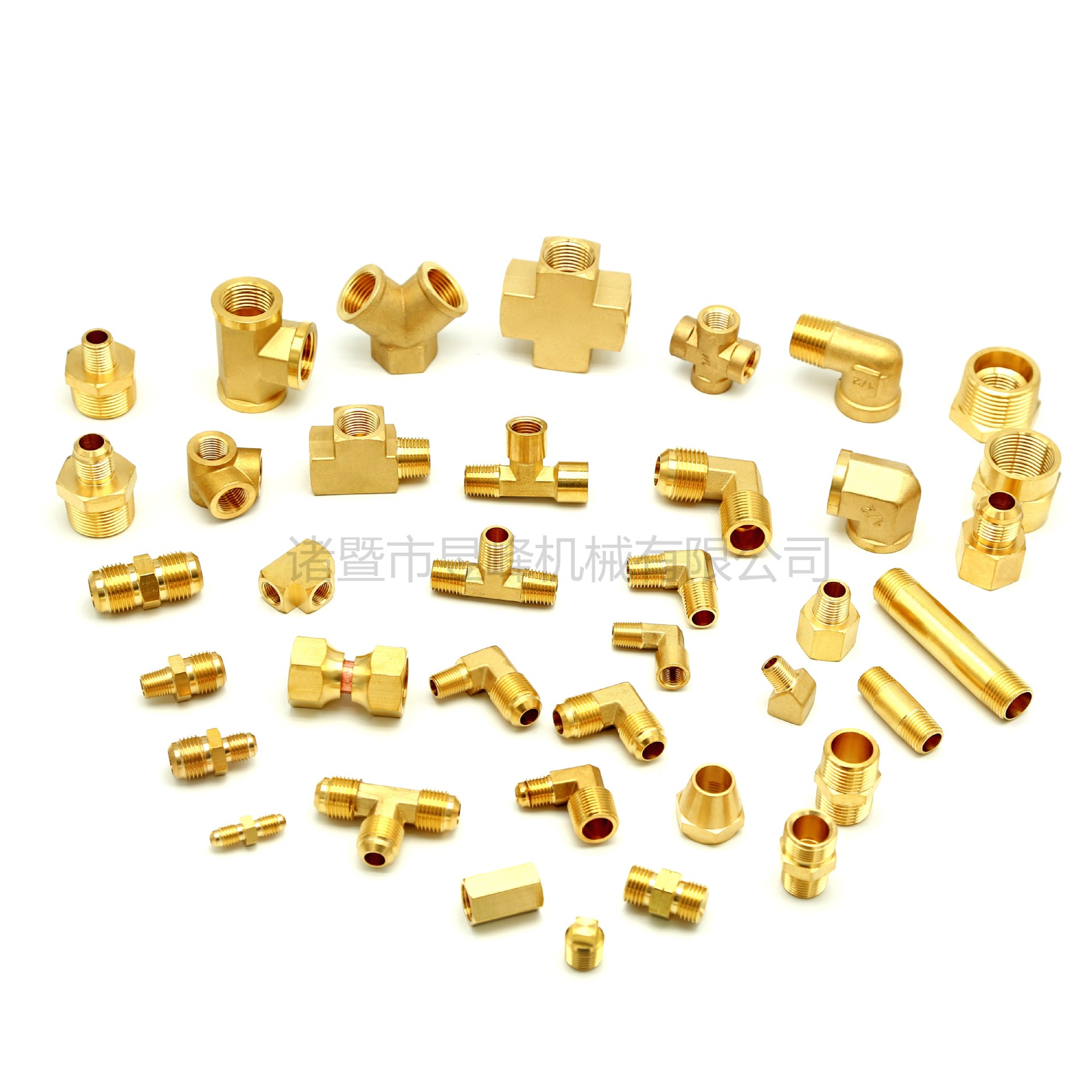 4-Point Connector with Internal and External Threads, Direct Internal Thread Tee, 6-Point to 4-Point Copper Reducer, Four-Point Water Pipe Plumbing Fittings