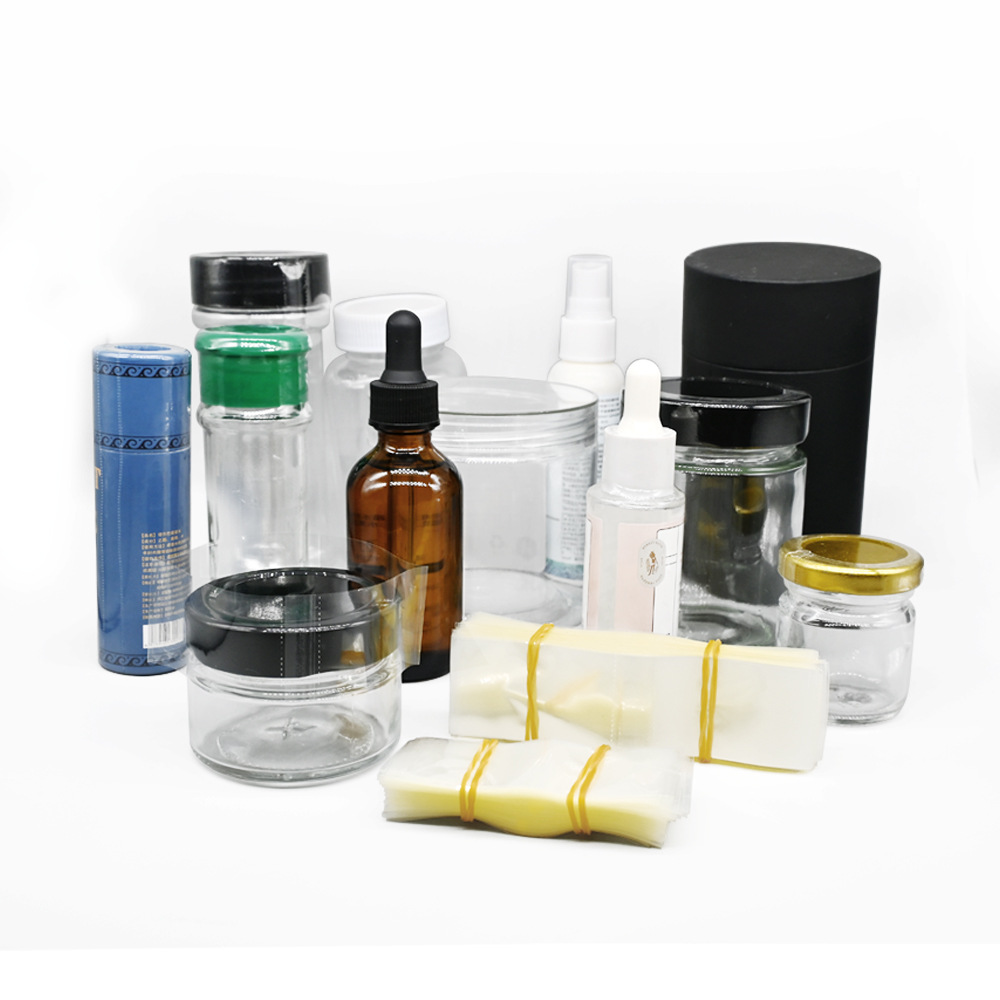 Two-end PVC transparent heat shrinkable film glass bottle cap plastic sealing film sealing heat shrinkable film label film