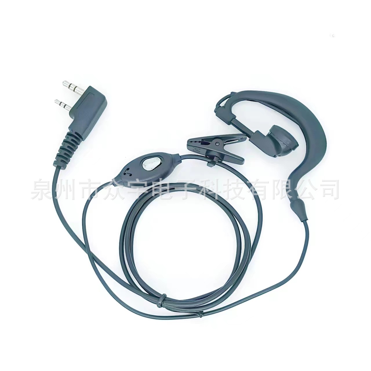 Наушники Baofeng для радиосвязи, обычный кожаный провод, 992K, блестящие наушники 888S/5R