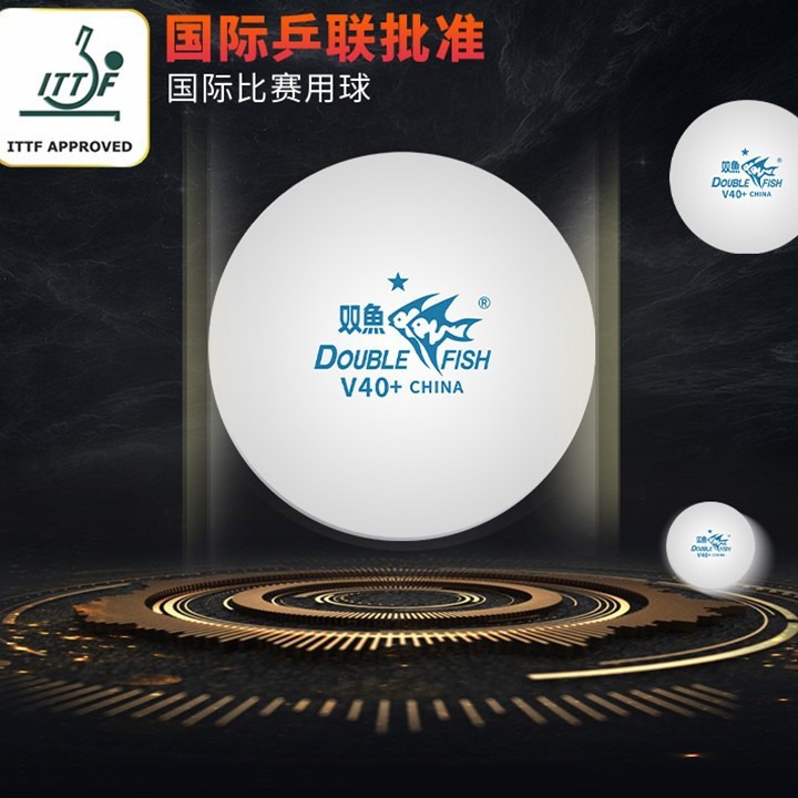 Pisces Table Tennis 100 Pack V40 + One Star No Star Bag Table Tennis Training ABS New Material Table Tennis Ball