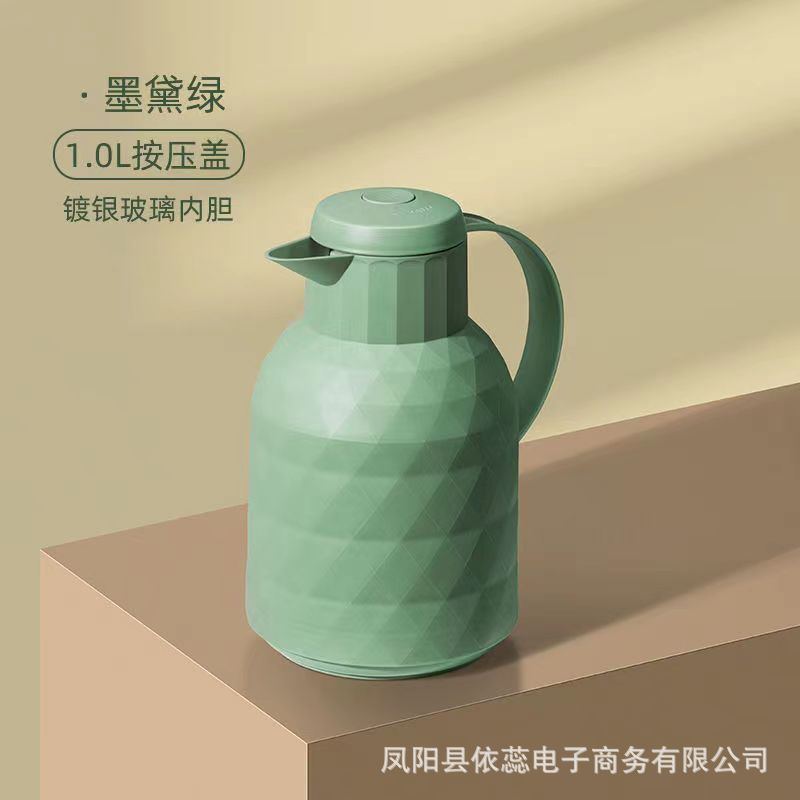 A generation of household large-capacity hot water kettle office portable glass liner insulation pot teapot boiling water bottle