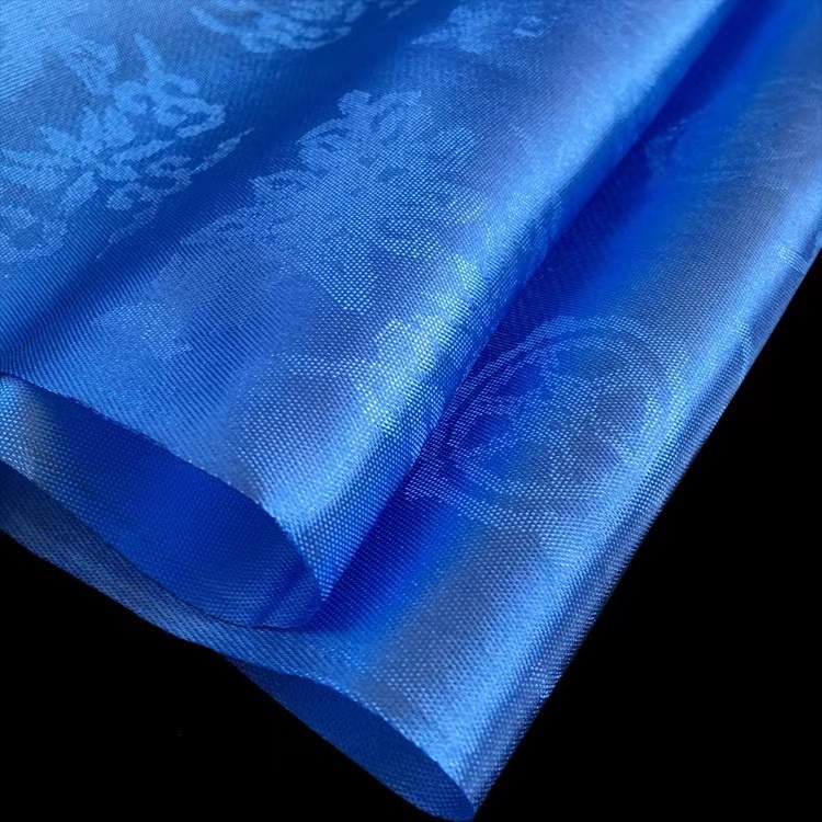 2 M 3 Flower Mongolian Eight Auspicious Jacquard Hada Aobao Supplies Bright Silk Mongolian Jacquard Blue Hada Batch Hair