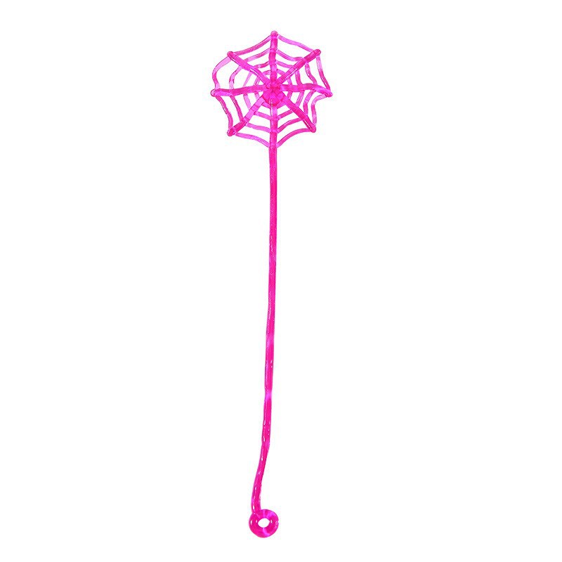 Nostalgic Elastic Retractable Sticky Spider Web Climbing Wall Venting Meteor Hammer Whole Person Children's Toy Venting Sticky Climbing Wall