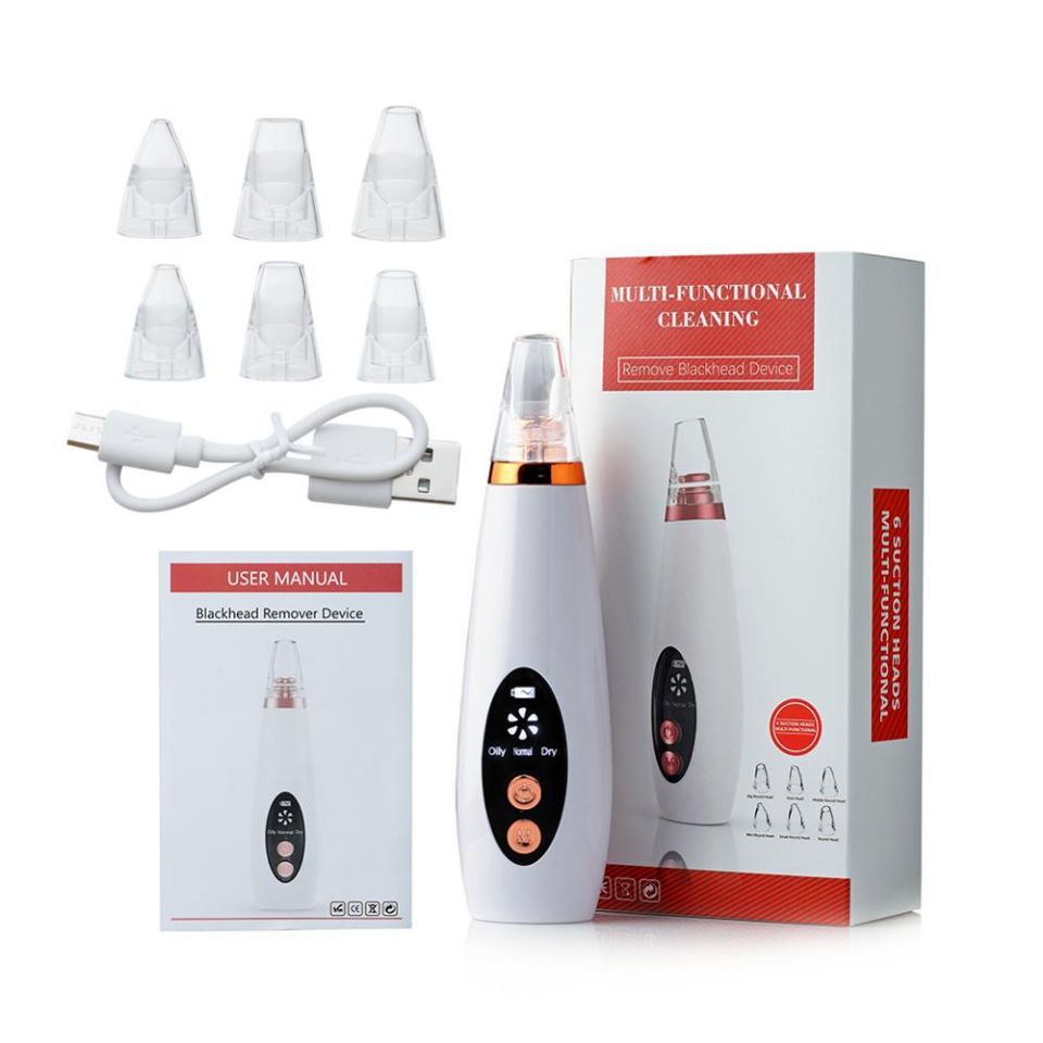 New Blackhead Suction Device, Acne Suction Pore Cleaning Device, Blackhead Cleansing Device, Household Rechargeable Blackhead Suction Device