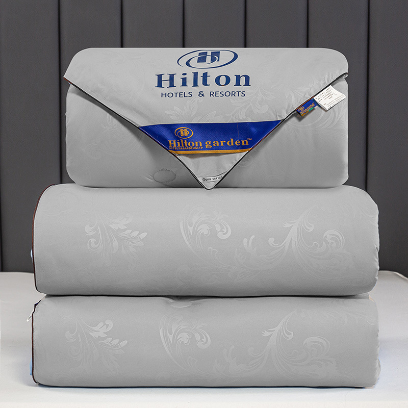 Hilton Hotel Mulberry Silk Quilt Gift Box Spring Autumn Winter B&B Quilt Core Group Purchase Gift Quilt Wholesale