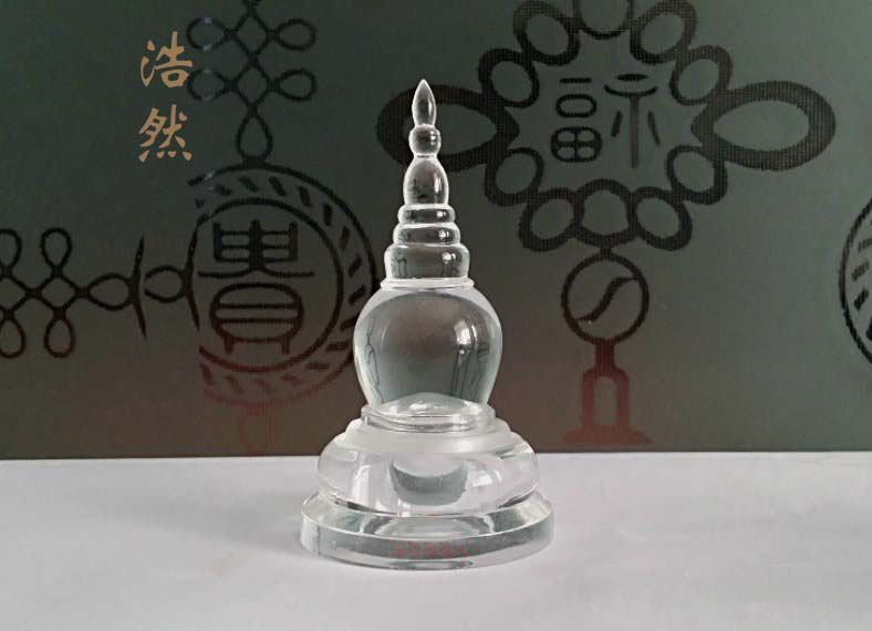 Маленькая пустая ступа пластиковая тайская акриловая кристаллическая низкая цена прозрачная коробка