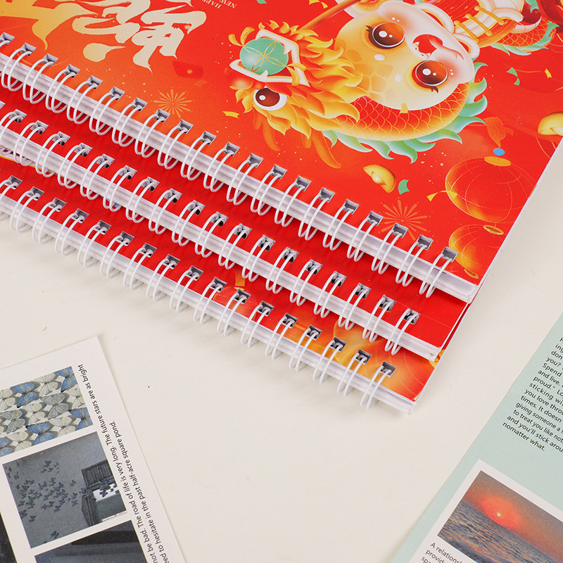 2026 Calendar Customization Year of the Snake Corporate Advertising Calendar Custom Printing Logo Gold Stamping Production Small Batch Printing Manufacturer