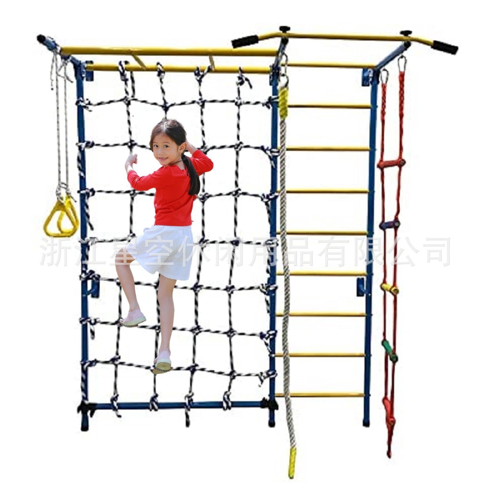 Children's Indoor Climbing Frame Multi-Functional Playground Trainer Climbing Net Cross-Border Direct Sales Factory