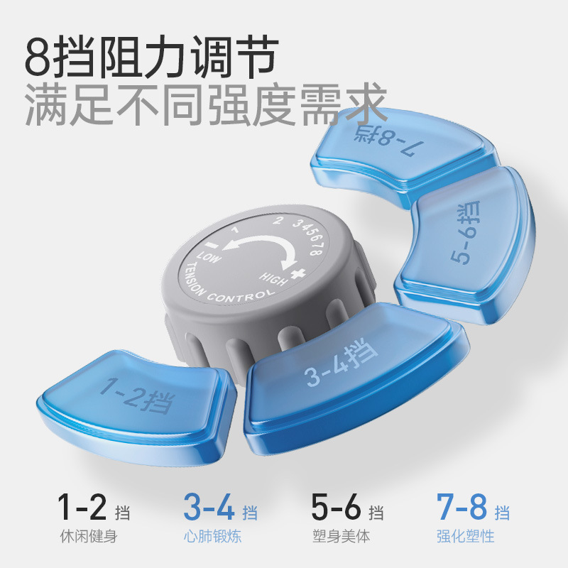 Merrick MERACH Magnetic Control Household Mini Elliptical Machine Integrated Small Quiet Sports Fitness Elliptical Meter