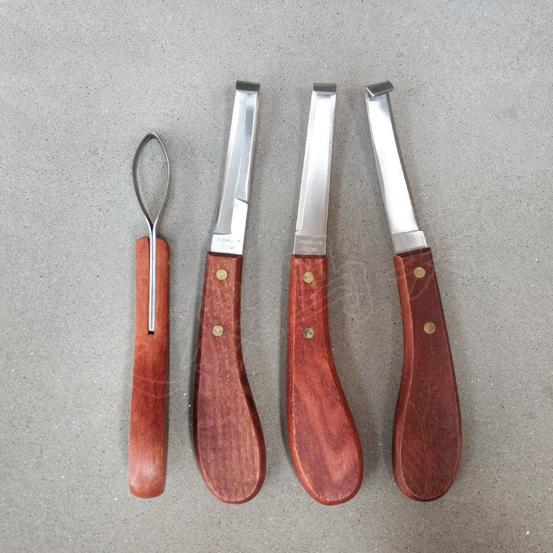 Бесплатная доставка, домашний конный нож, кольцевой нож, нож для обрезки копыт, профессиональный нож для обрезки копыт с алюминиевой ручкой