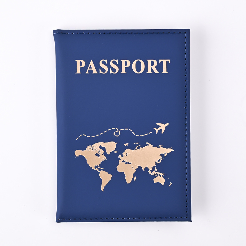 2023 Cross-border Explosions Plain Skin Sense PU Passport Protective Cover Passport Holder Ticket Holder Passport in stock Factory Outlet