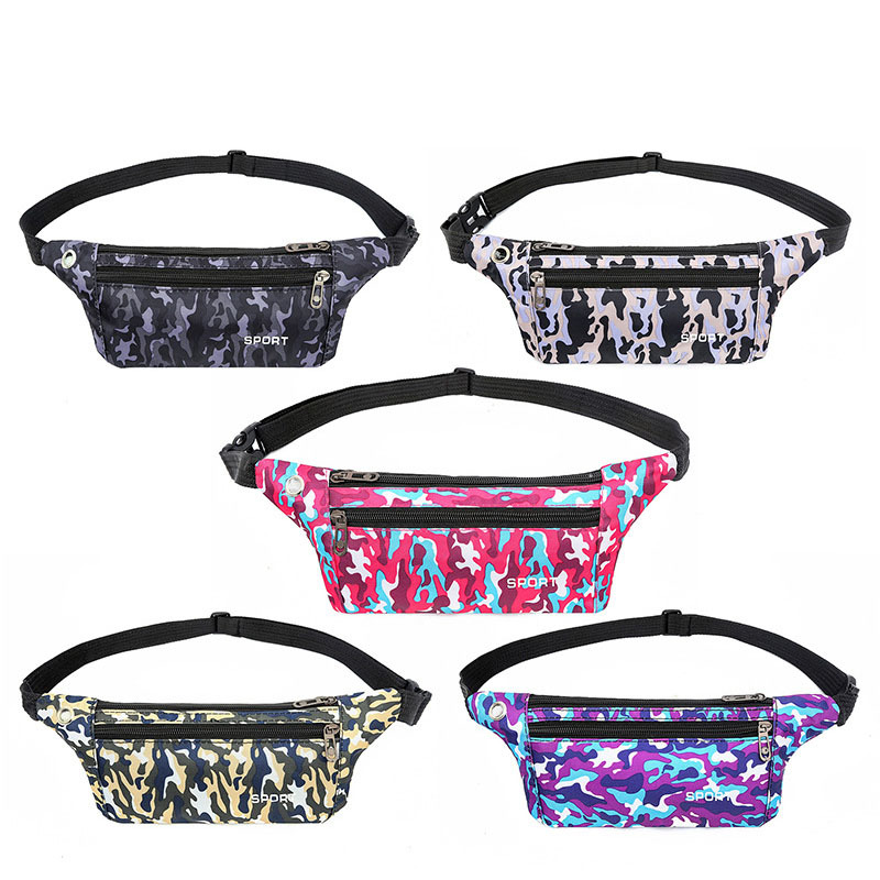 Men's Waist Bag Canvas Large Capacity Multi-Layer Business Chest Bag Sports Mobile Phone Bag Construction Site Work Casual Bag Stall Bag