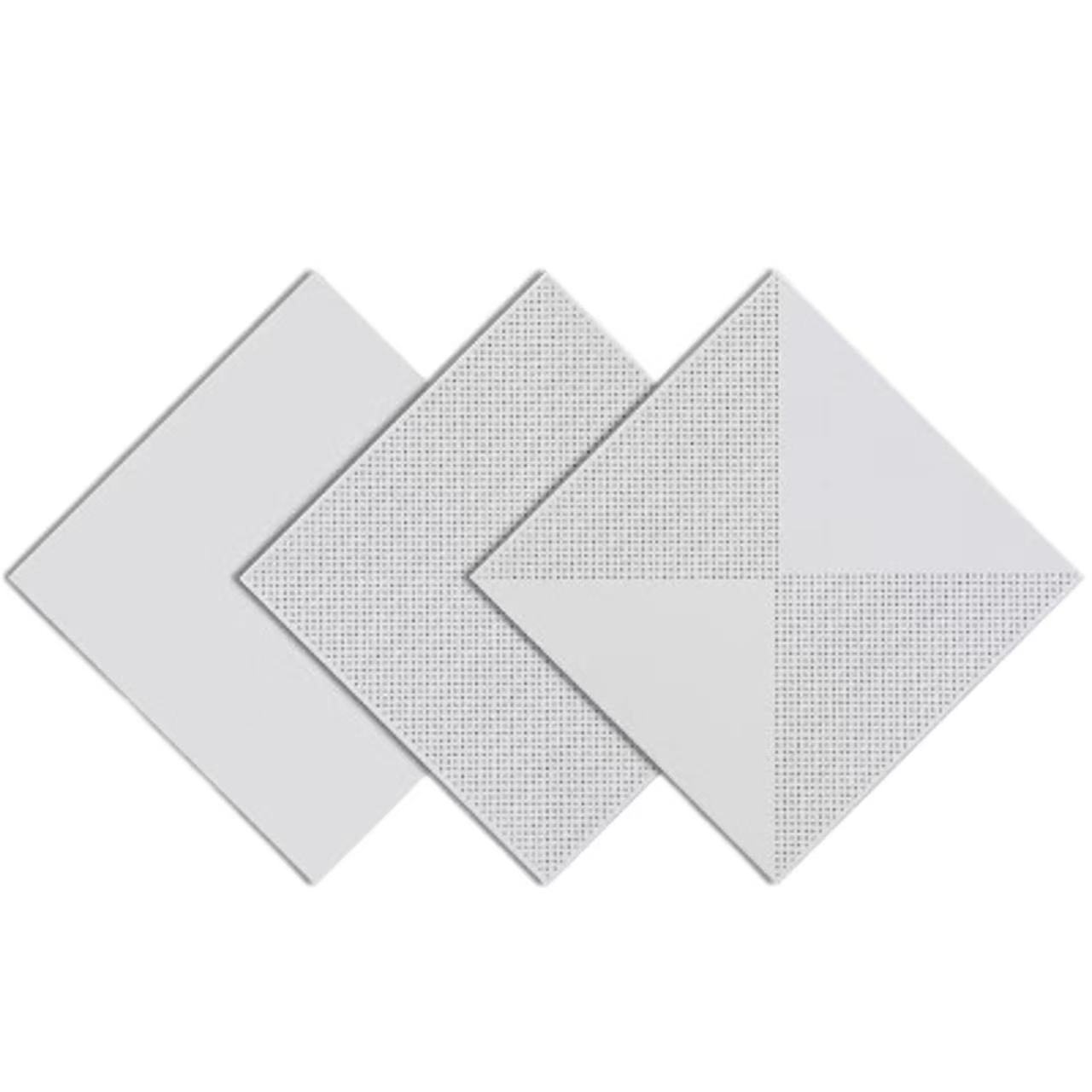 Integrated ceiling aluminum gusset plate 600x 600 office aluminum ceiling microporous factory special complete set of materials